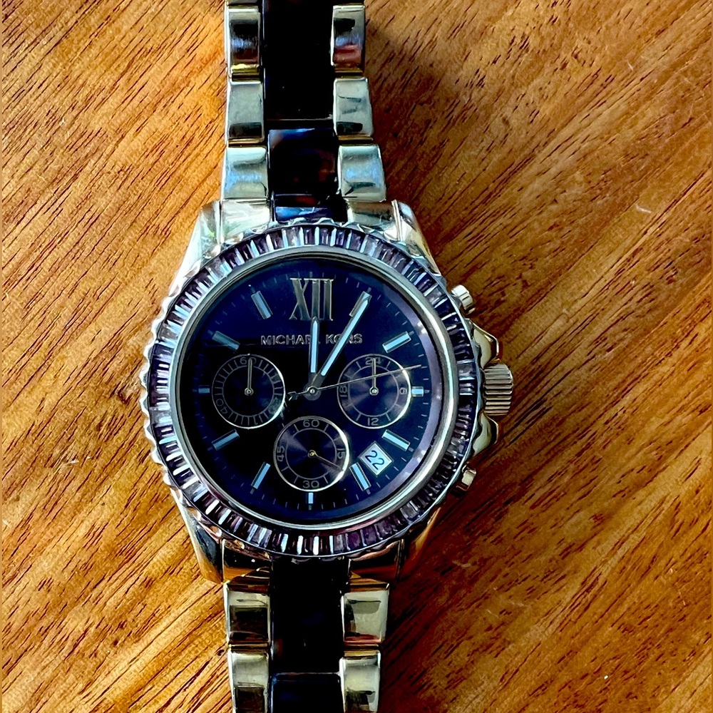 Michael Kors Women’s Tortoise Shell Chrono Watch